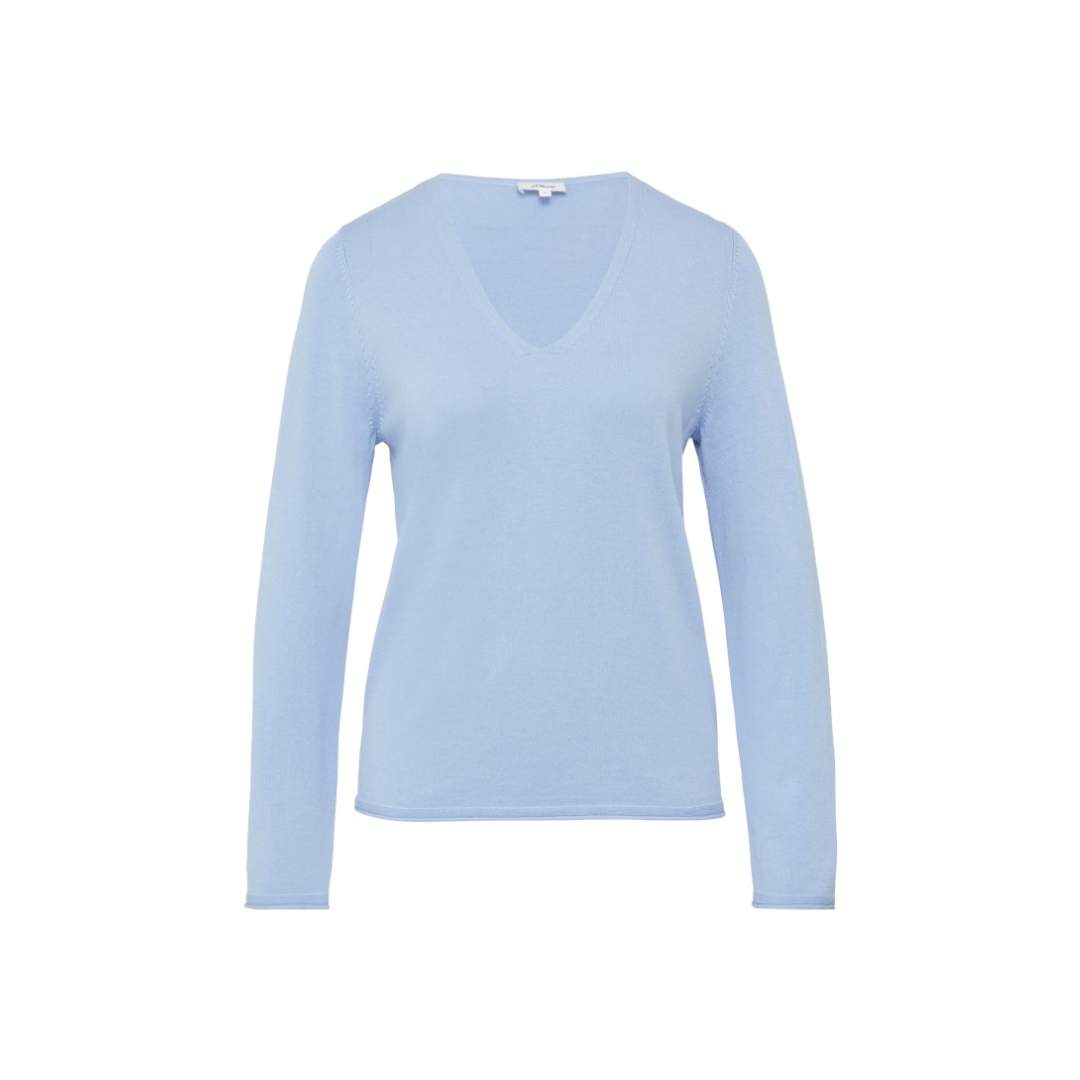 s.Oliver - Damen Pullover - Blau - Größe: 38 - bei Tara-M