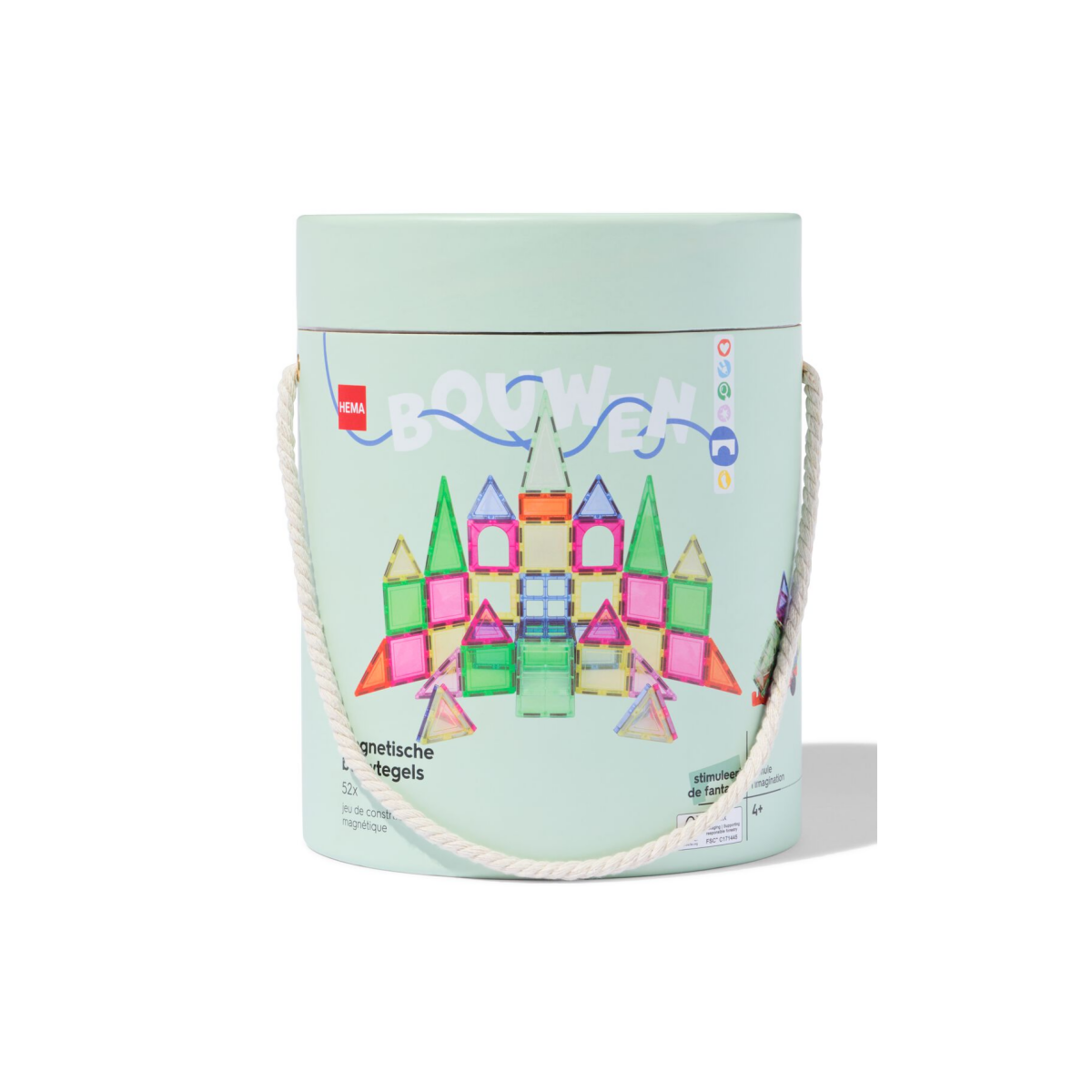 Magnetische Tegels In Emmer 52-delig