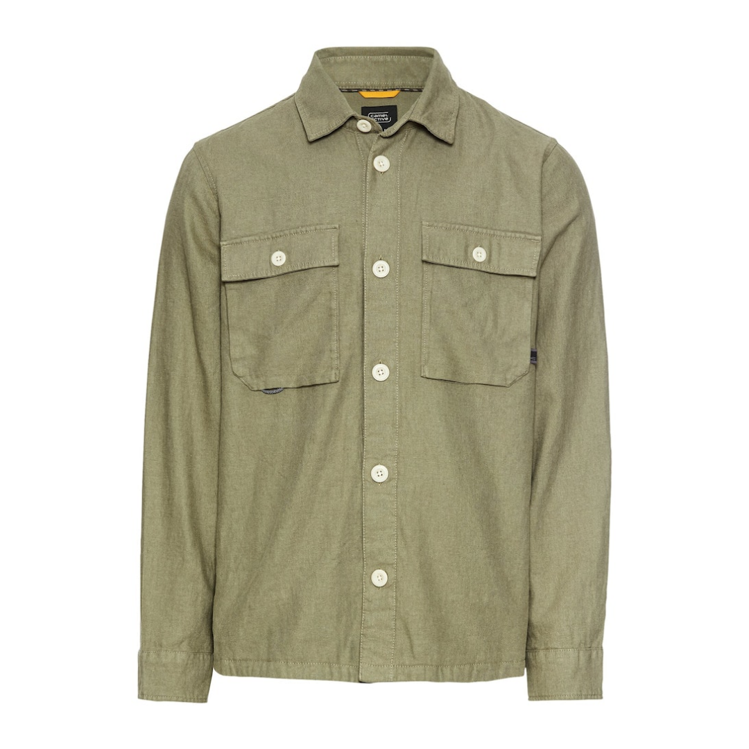 Camel Active - Herren Langarmhemd - Grün - Größe: 3XL - bei Tara-M