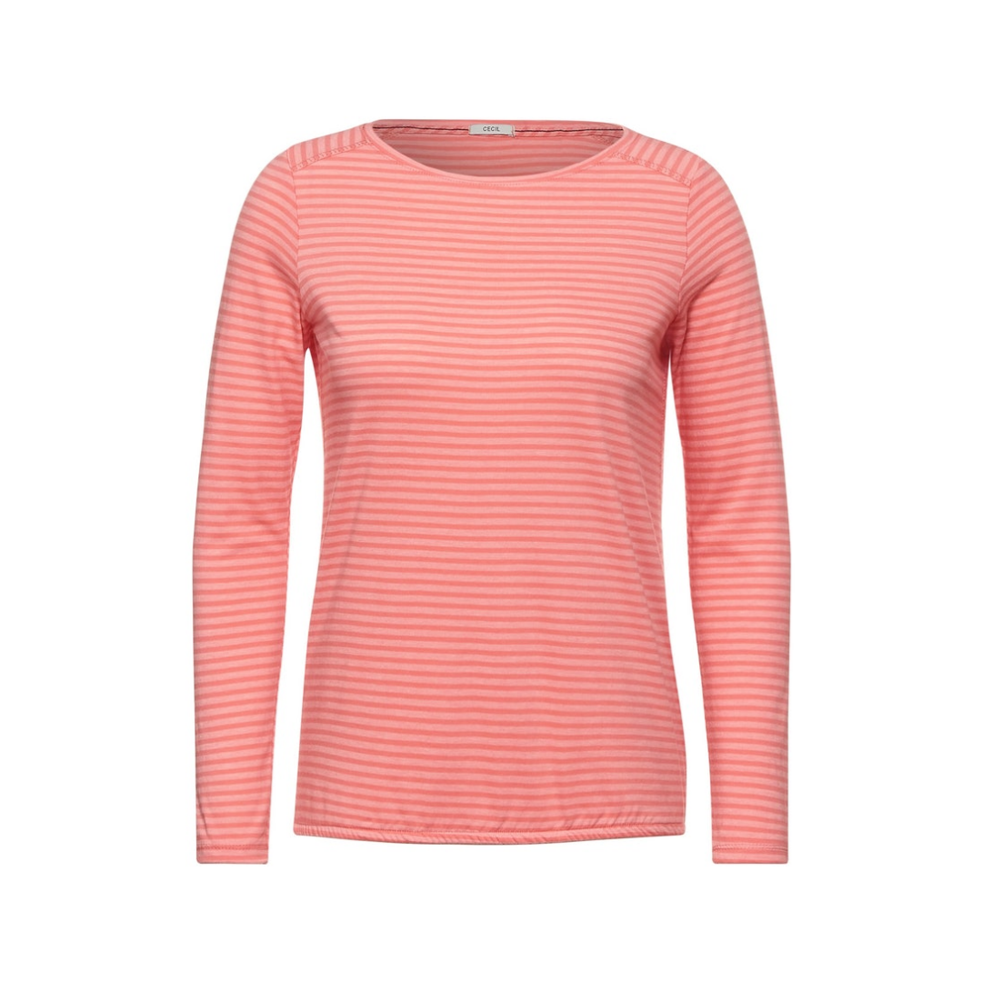 Cecil - Damen Langarmshirt - Rosa - Größe: S - bei Tara-M