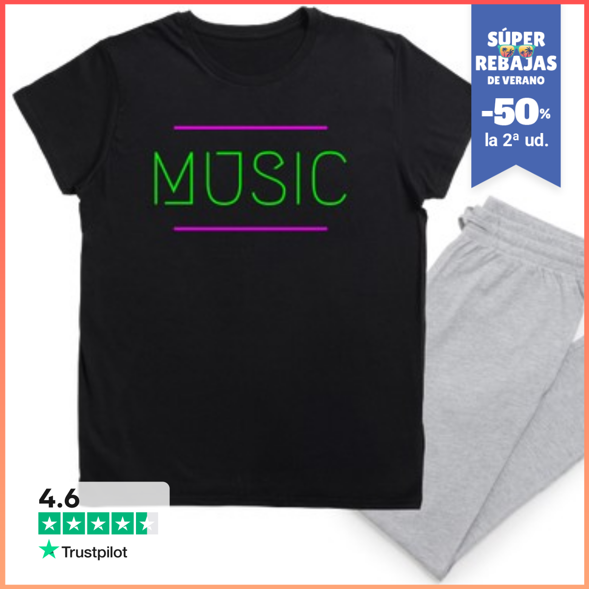 Pijama Music Neon LaTostadora