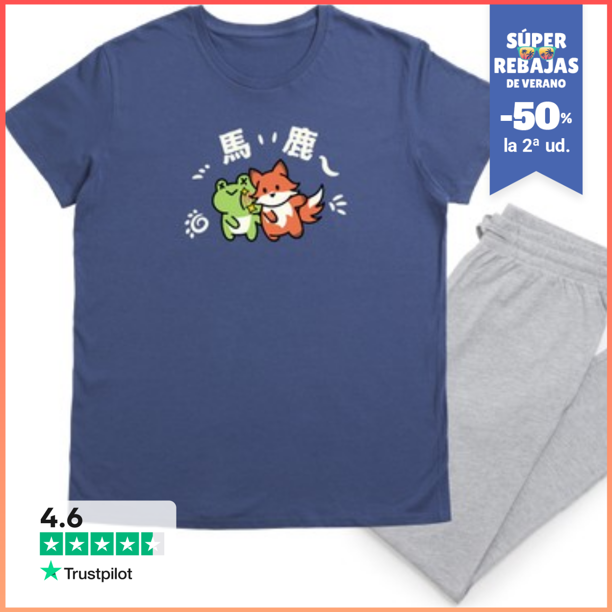 Pijama Baka Golpeando Zorro Kawaii Anime LaTostadora