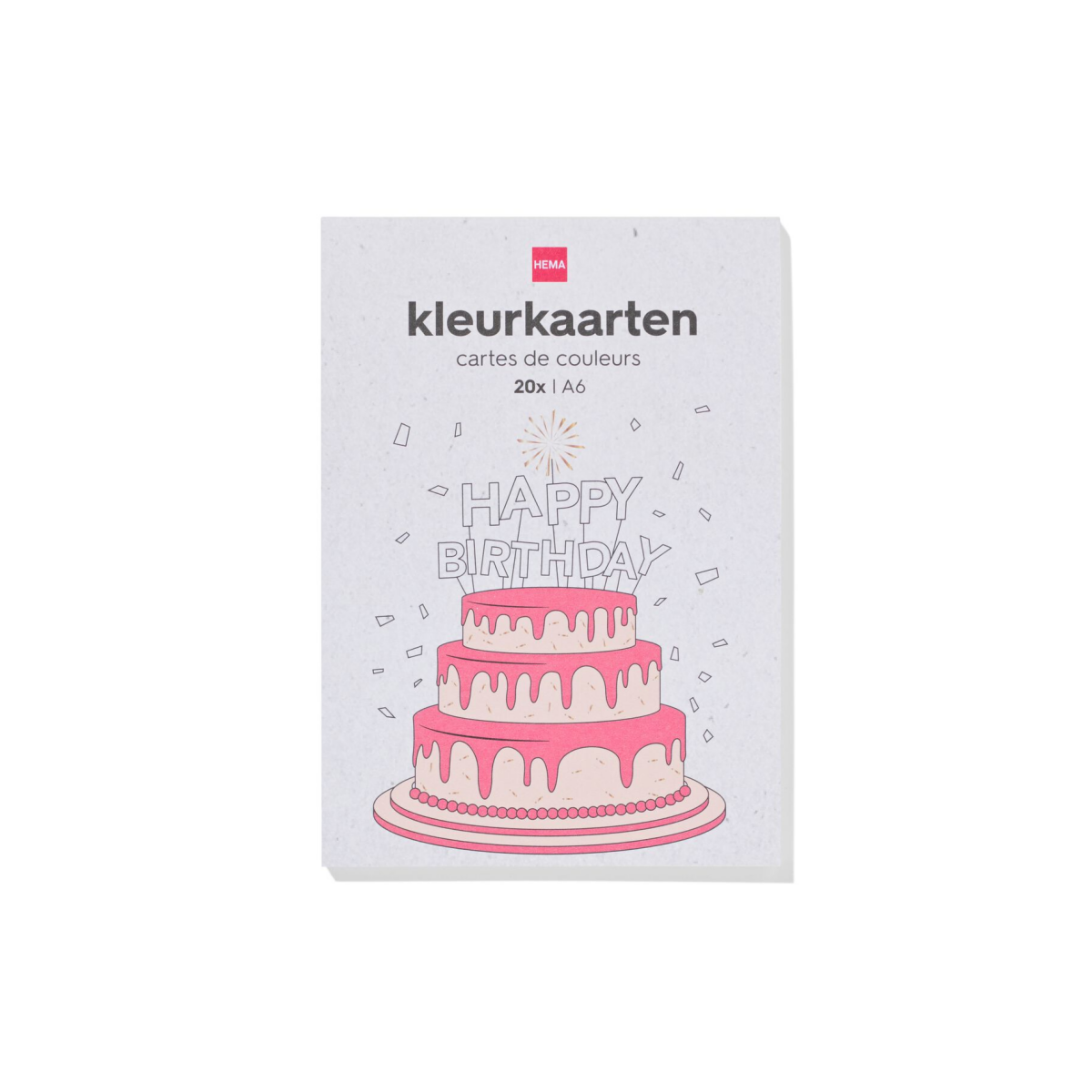 HEMA Kleurkaarten A6 - 20 stuks