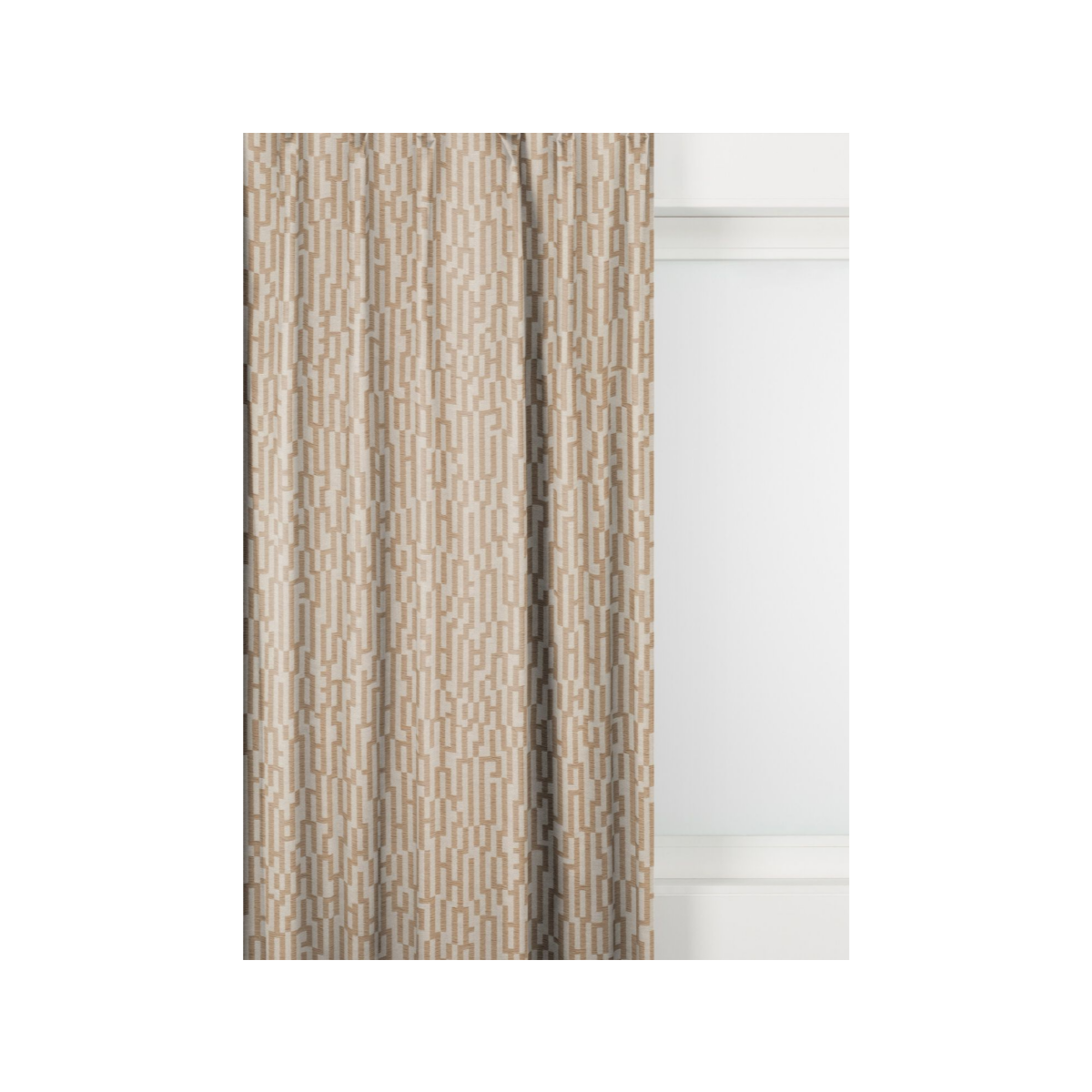 HEMA HEMA Gordijnstof Andel Lichtdoorlatend Kabel Ecru-zand (zand)