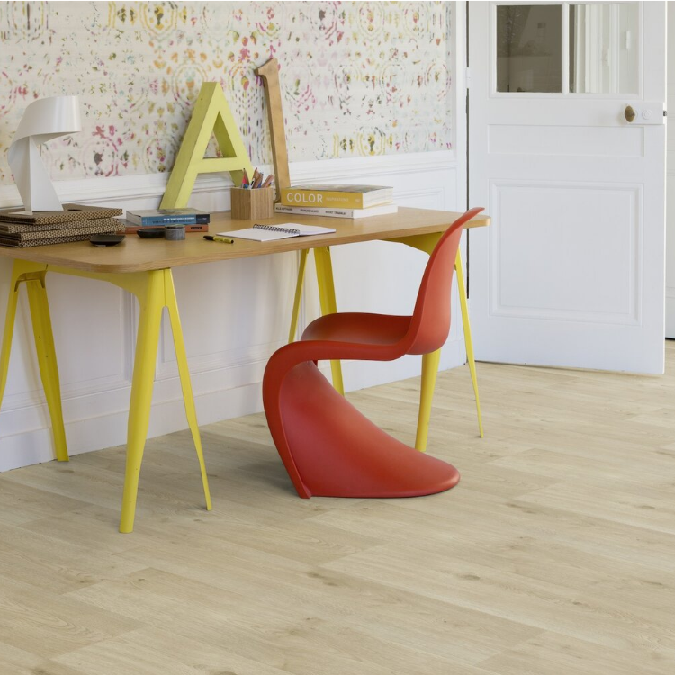 Rouleau 4m pose libre pvc texline nature 2395 sherwood bloom  - Gerflor - 3000 cm x 400 cm x 0.25 cm