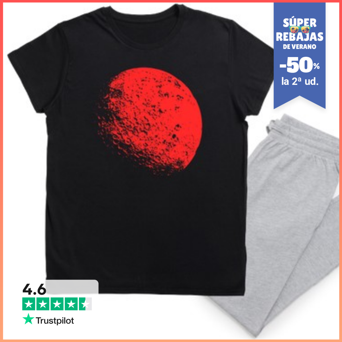 Pijama Luna Roja LaTostadora