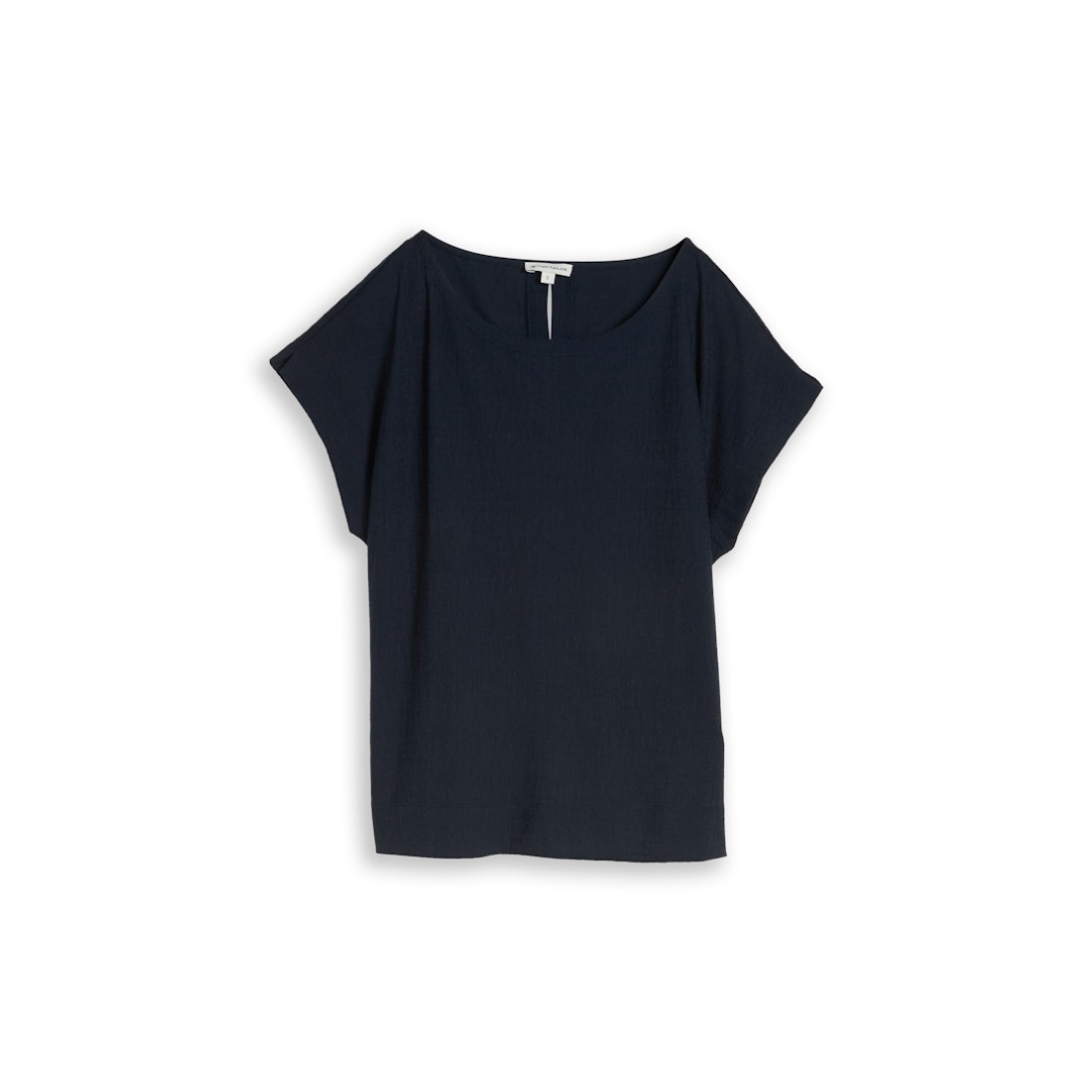 Tom Tailor - Damen T-Shirt - Blau - Größe: XL - bei Tara-M