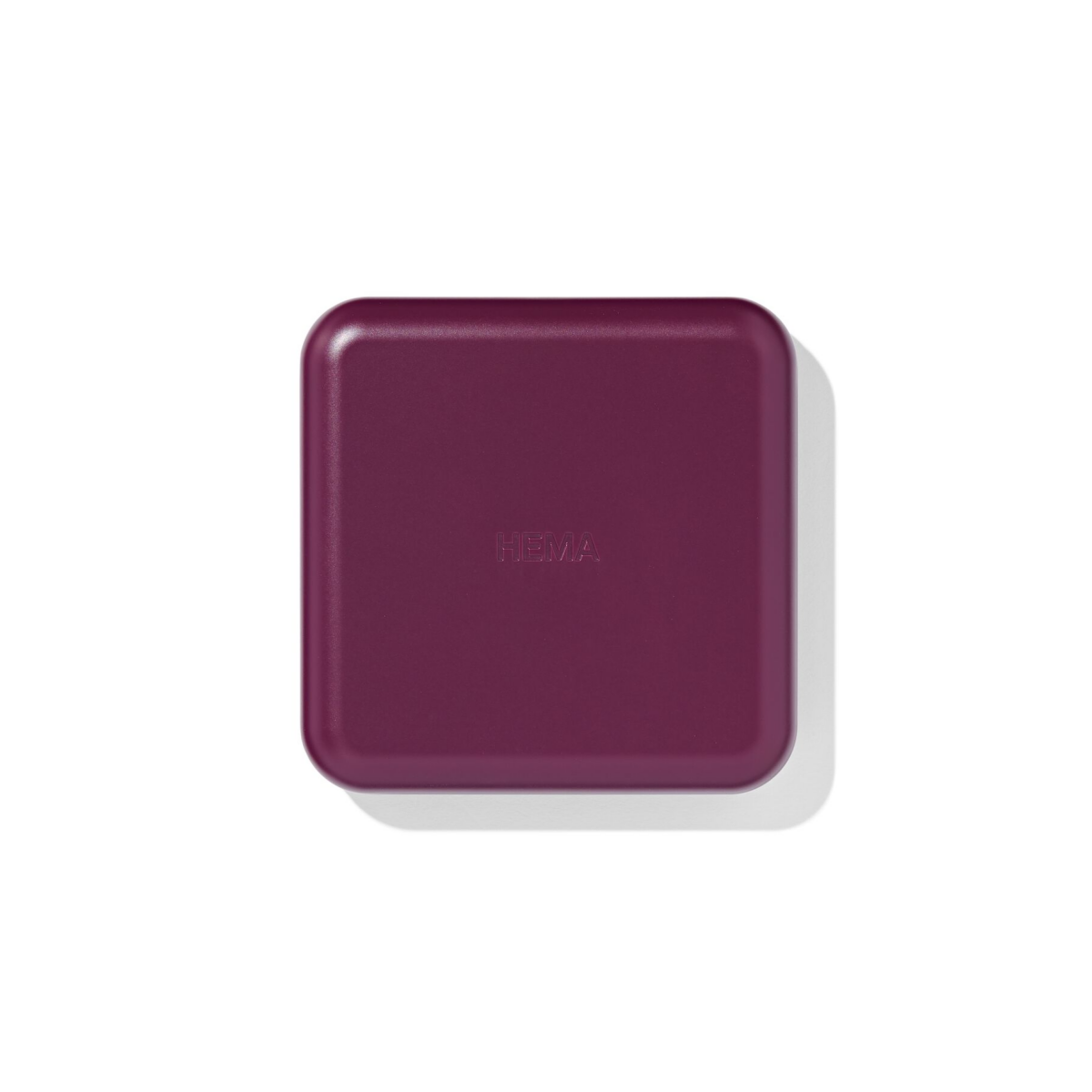 HEMA HEMA Hervulbaar Poederdoosje Voor Mattifying Of Bronzer Poeder Donkerrood