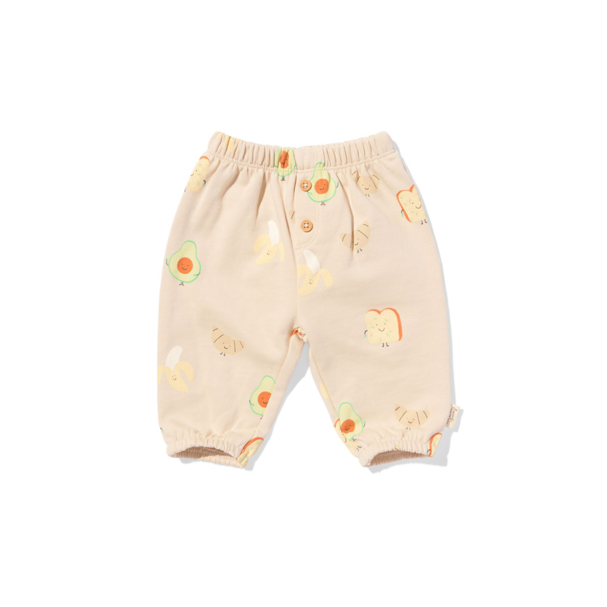 HEMA Newborn broek ontbijt ecru (ecru)