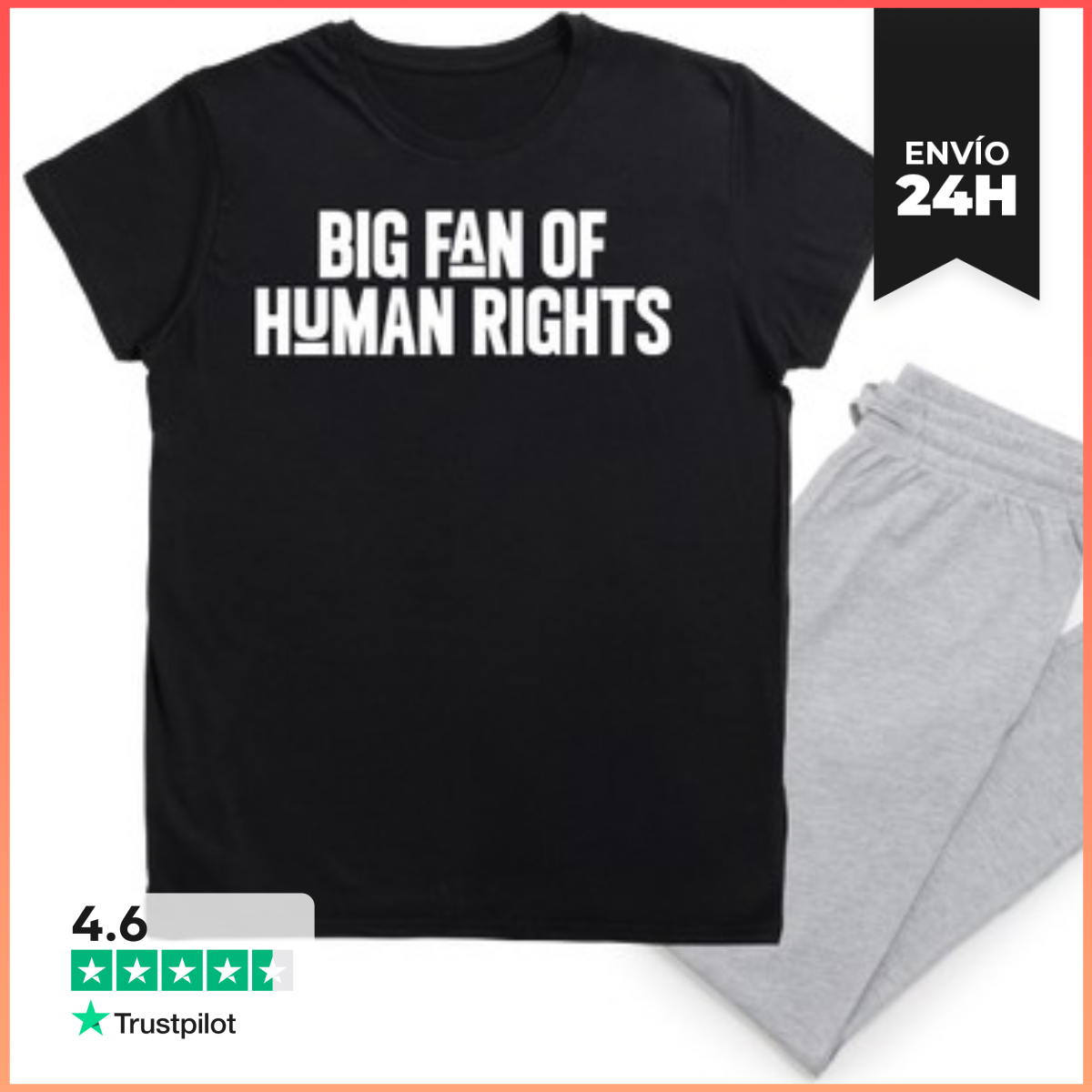 Pijama BIG FAN OF HUMAN RIGHTS laTostadora