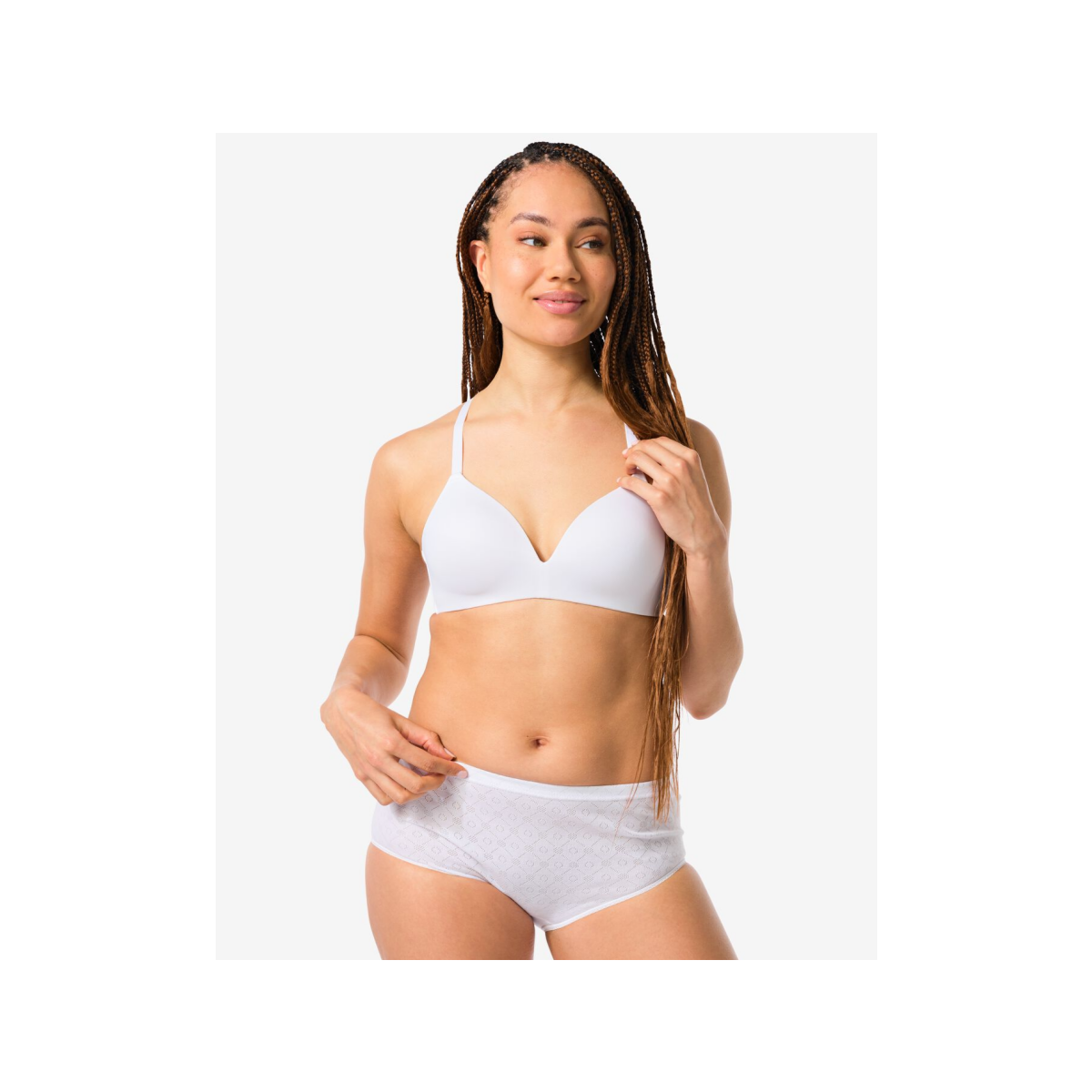 HEMA Damesslips - 2 stuks wit (wit)