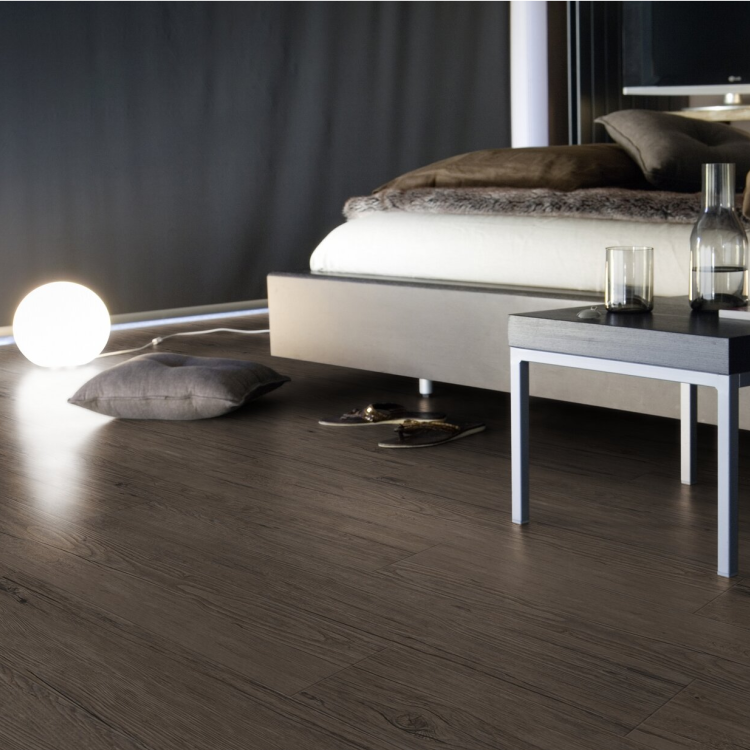 Lame de sol PVC effet bois auto-adhésive noisette Gerflor - 91.4 cm x 15.2 cm x 0.2 cm