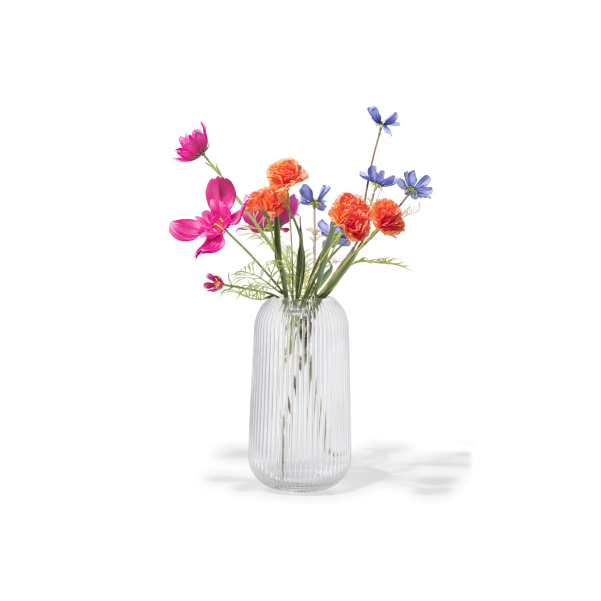 HEMA Vaas ⌀6.9x27cm glas transparant (transparant)