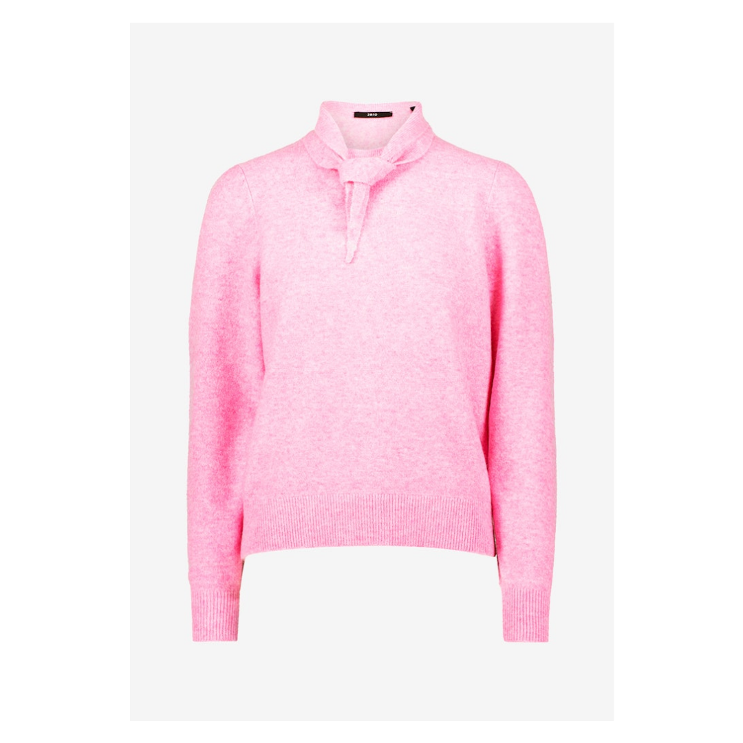 Zero - Damen Pullover - blushberry pink melange - Größe: 44 - bei Tara-M