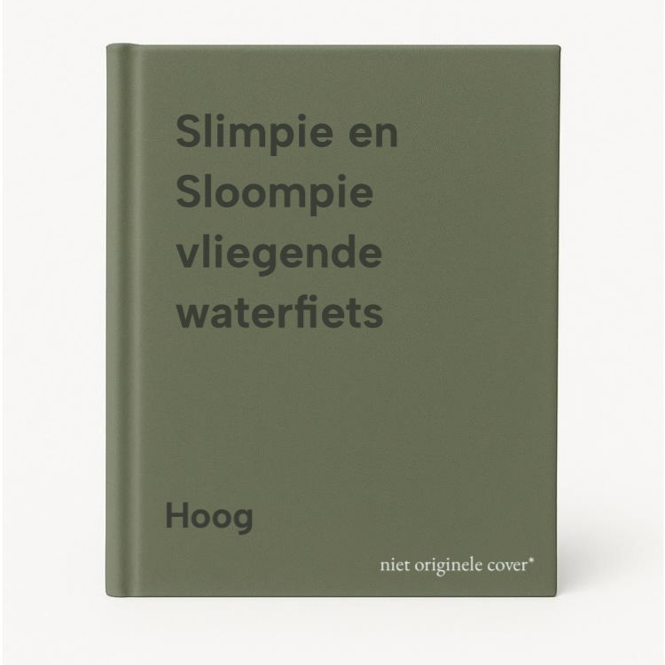 Hoog Slimpie En Sloompie Vliegende Waterfiets