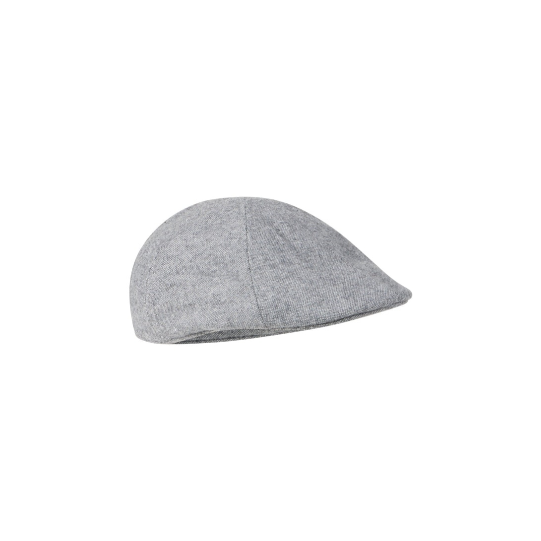 camel active Flat Cap Wolle Polyester Stone Gray