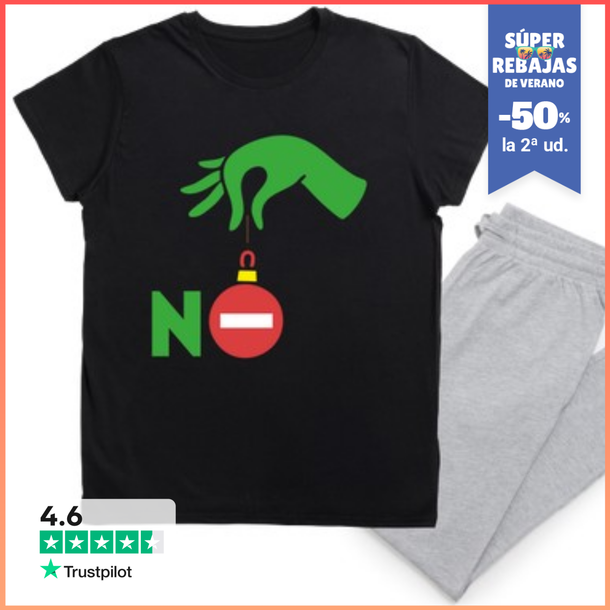Pijama GRINCH NO NAVIDAD LaTostadora