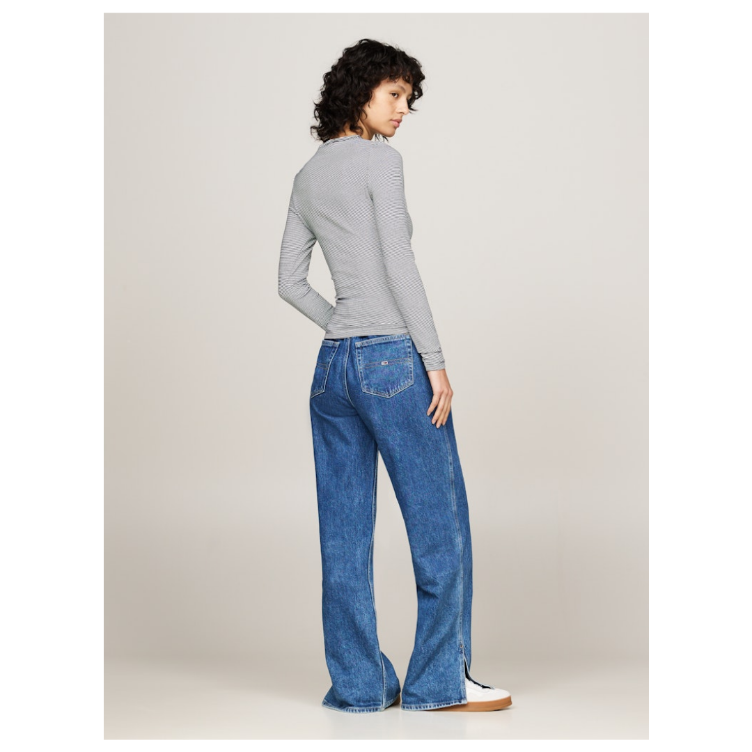 Tommy Jeans Damen Langarmshirt Dw0dw19043 günstig online kaufen