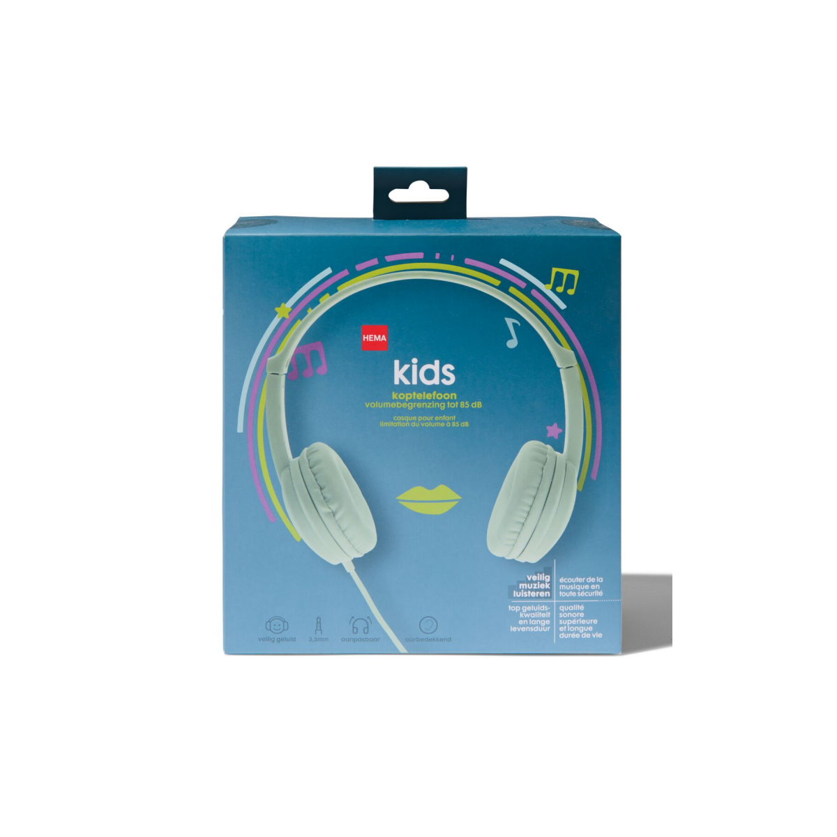 HEMA Kinder koptelefoon met volumebegrenzing mint