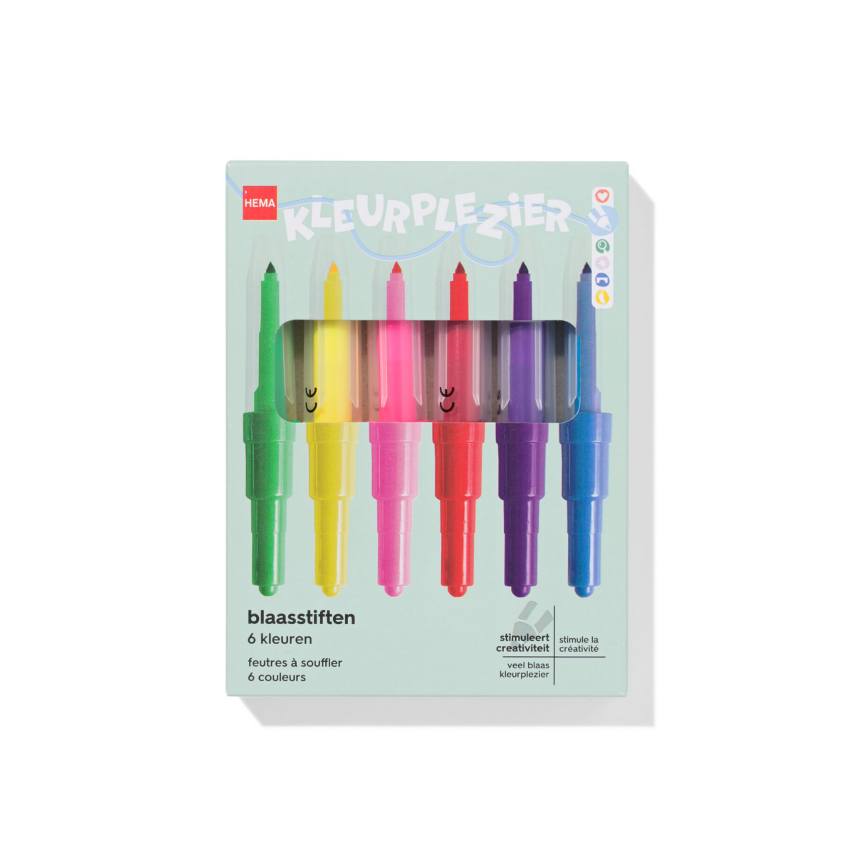 HEMA Blaasstiften - 6 stuks