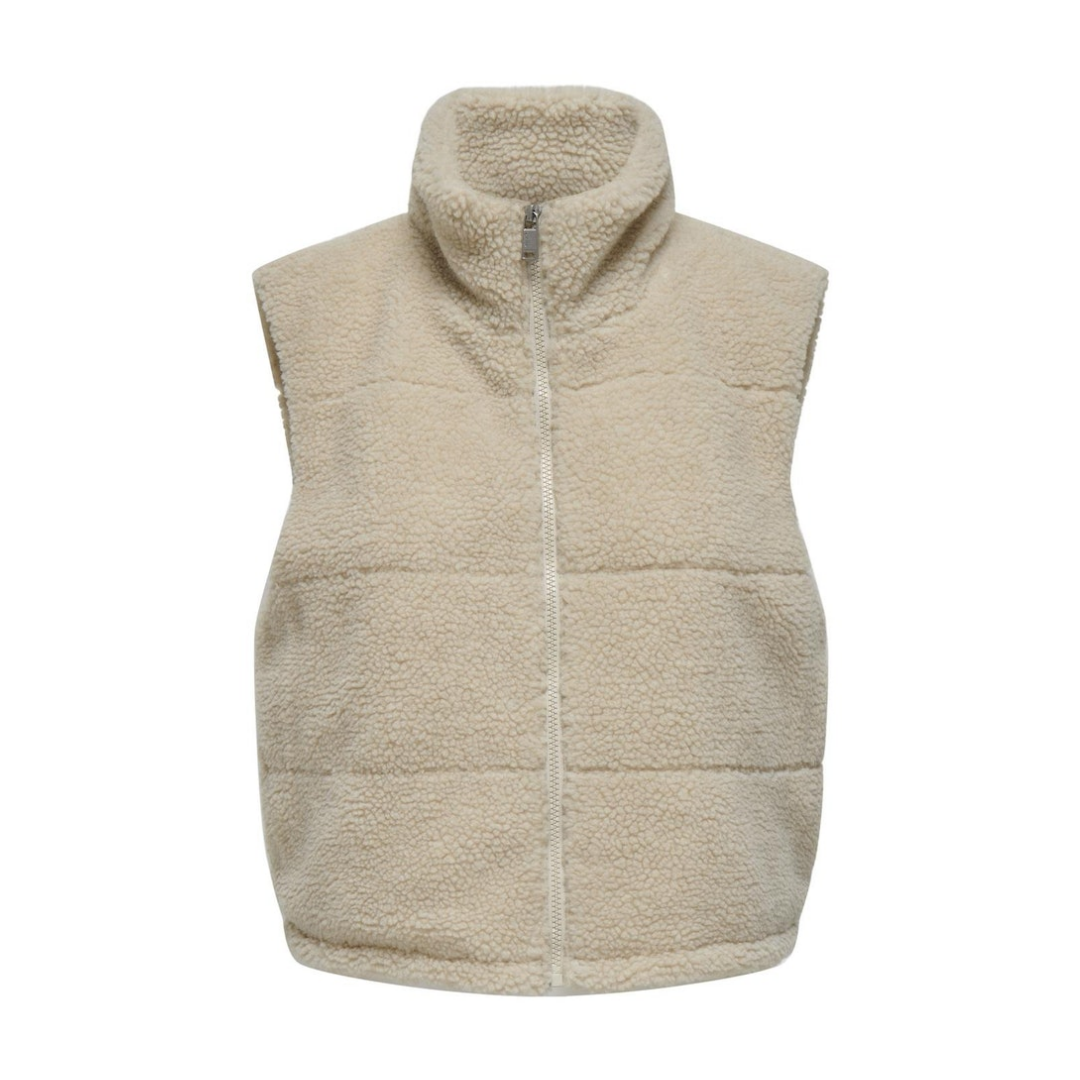Only - Damen Weste - Beige - Größe: XL - bei Tara-M