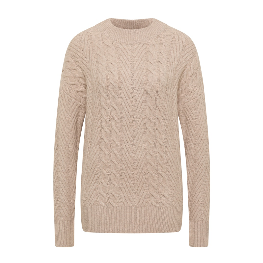 cecil Pullover Zopf Turtleneck Baumwolle-Polyacryl-Polyester-Elasthan Grau