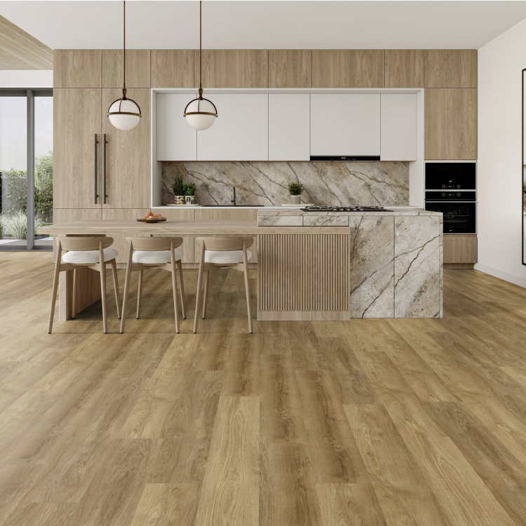 Lame XL de sol PVC effet bois clipsable woody dark Gerflor - 149.2 cm x 22.9 cm x 0.57 cm