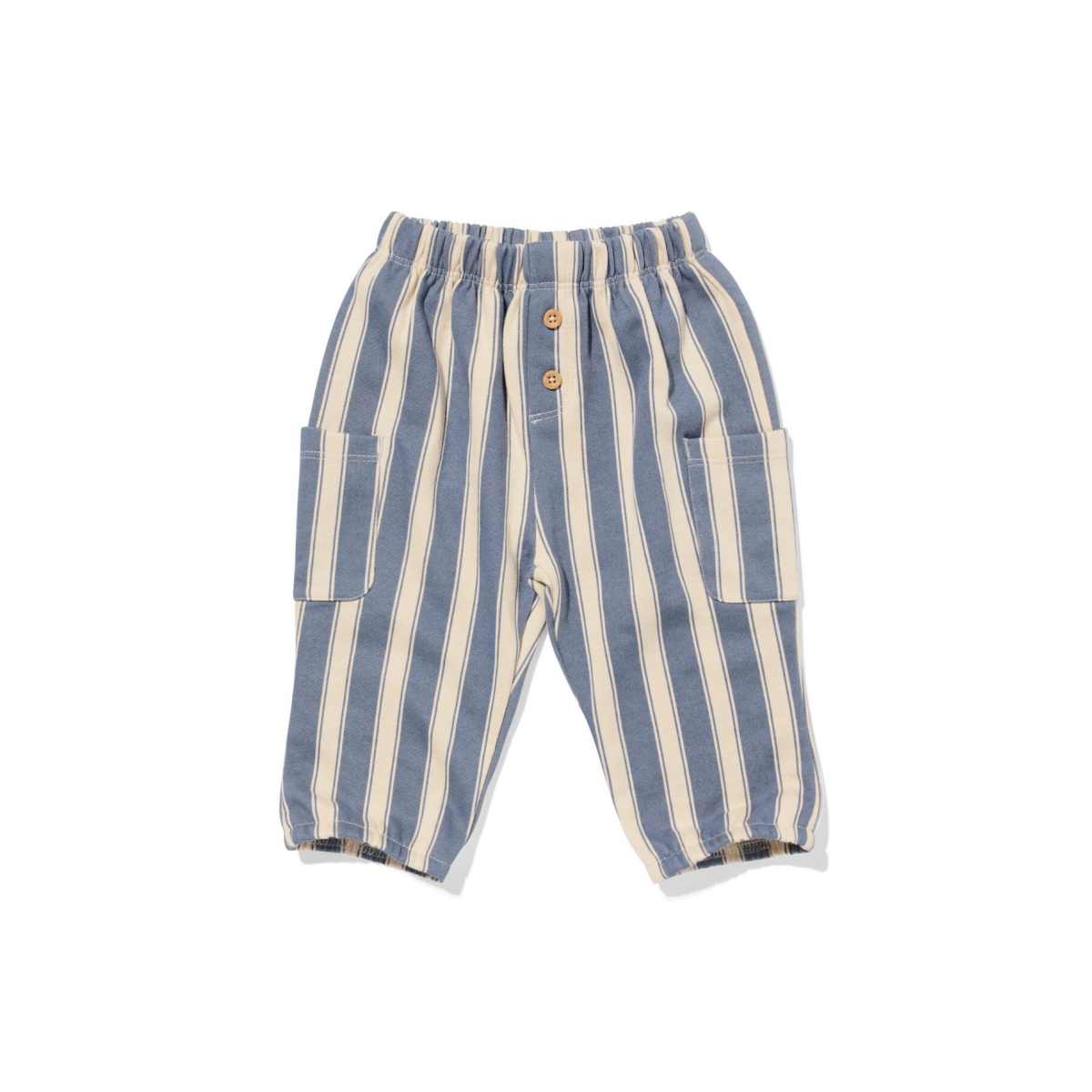 HEMA Baby sweatbroek strepen blauw (blauw)
