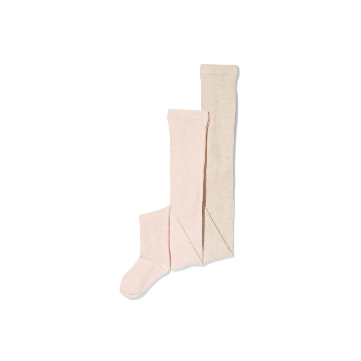 HEMA Kindermaillot structuur - 2 stuks lichtroze (lichtroze)