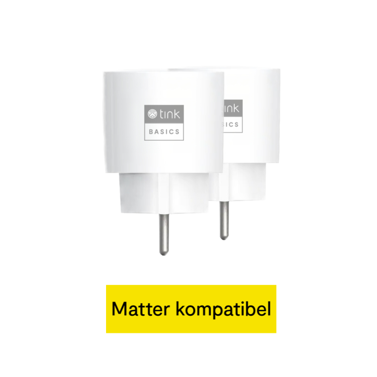 tink Basics Matter Smart Plug - Zwischenstecker - 2er-Set