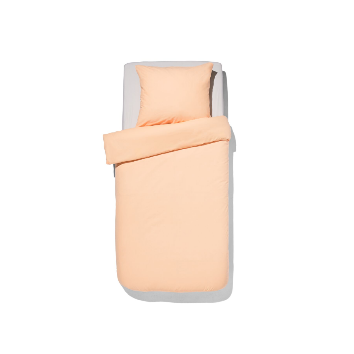HEMA HEMA Dekbedovertrek 140x200/220cm Zacht Katoen Perzik (perzik)