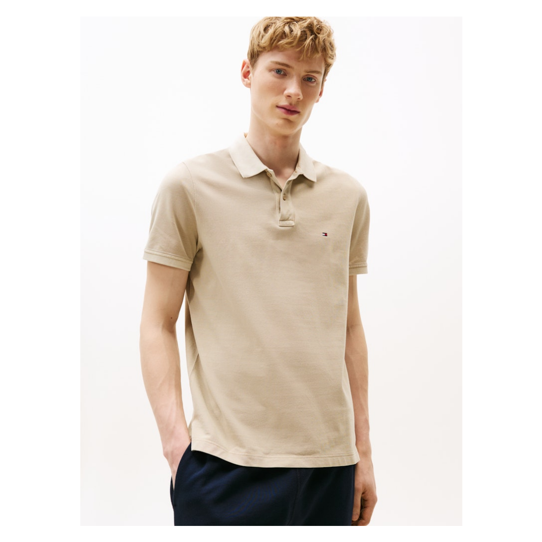 Tommy Hilfiger Polo Garment Dye Baumwolle Brilliant Orange
