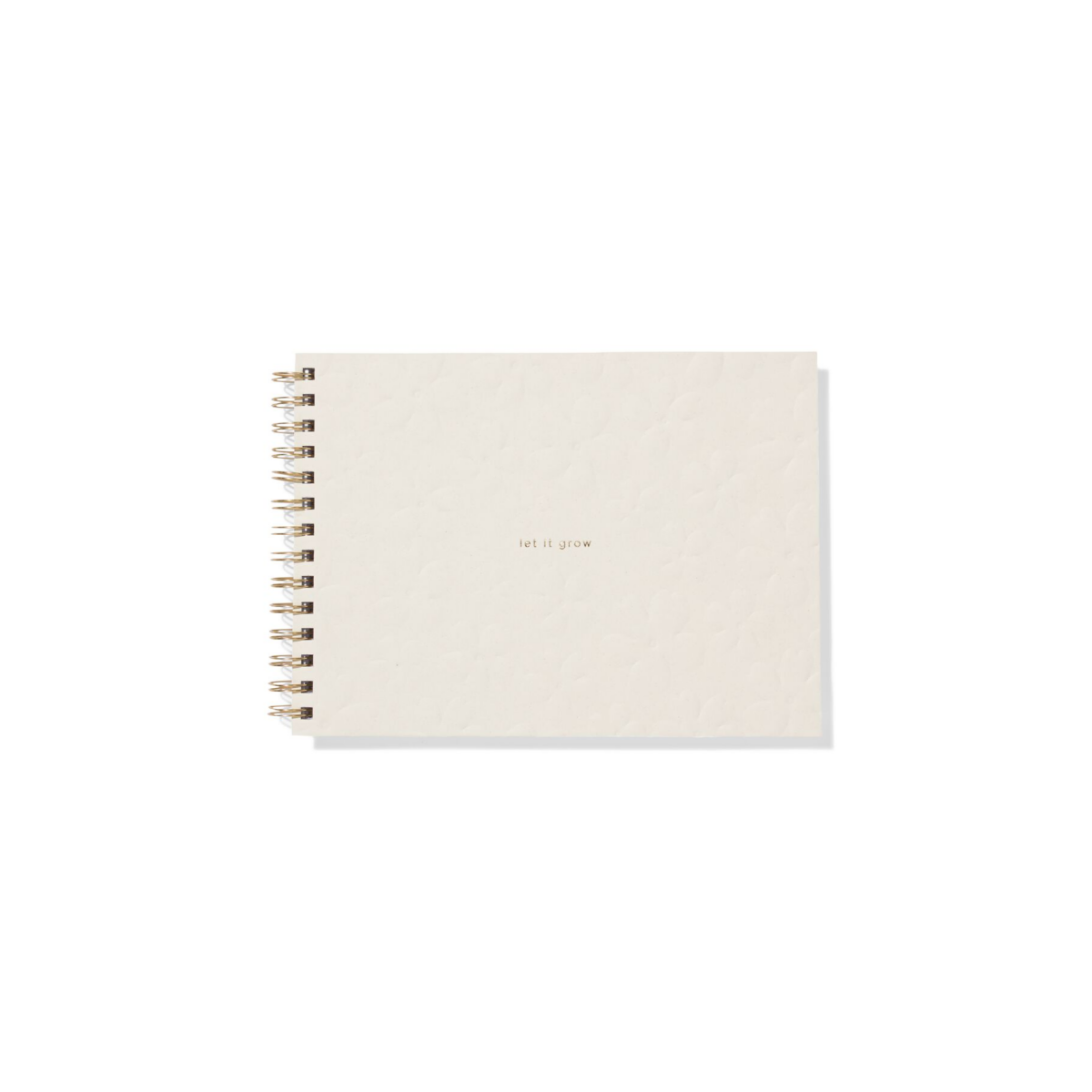 HEMA Schetsboek 26.7x18.7cm bloem (beige)