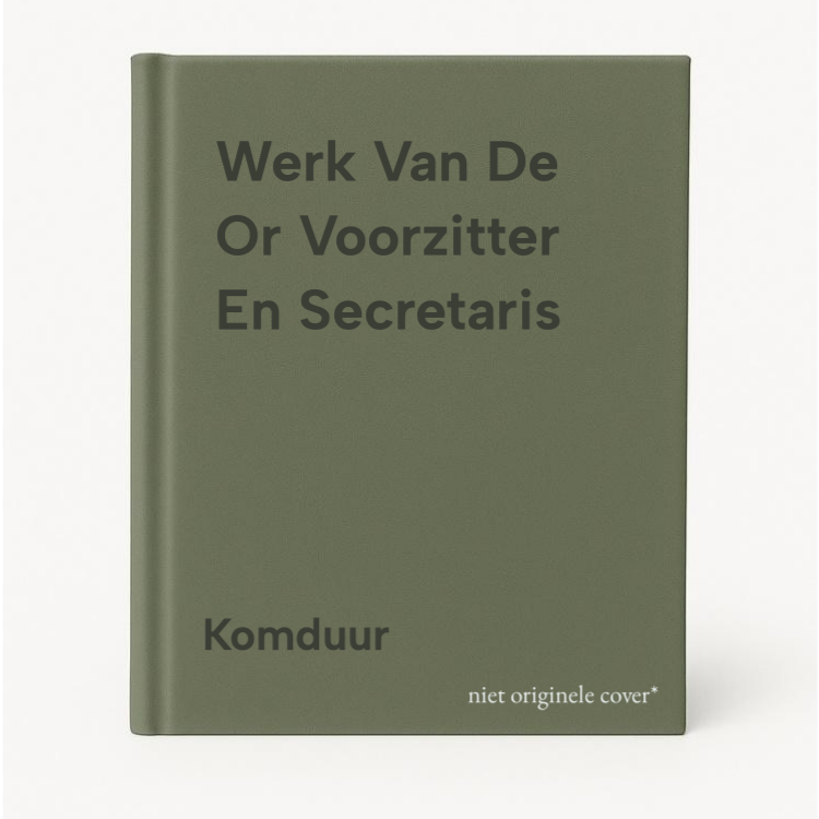 Werk Van De Or Voorzitter En Secretaris