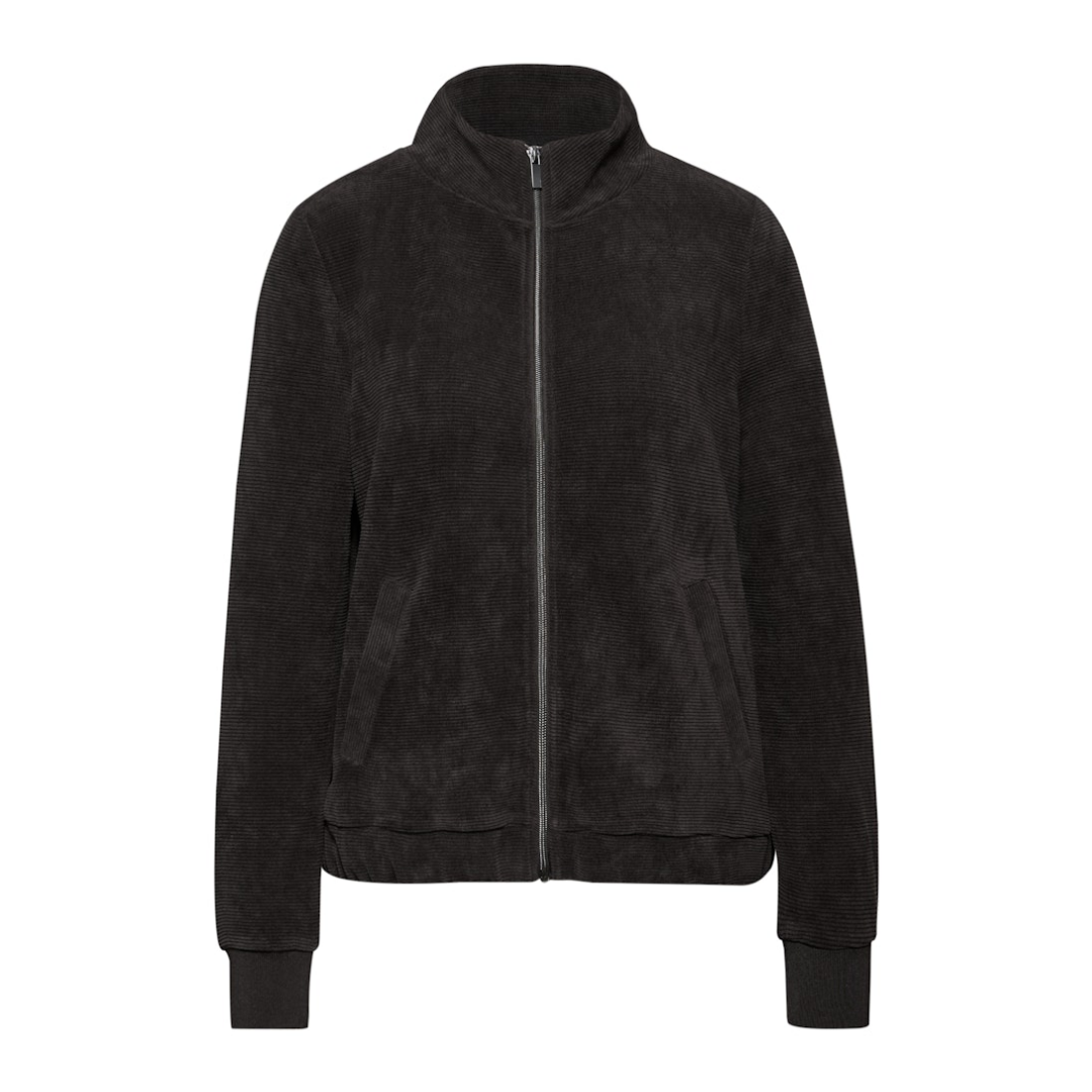 Street One - Damen Sweatshirt - darkest brown - Größe: 36 - bei Tara-M