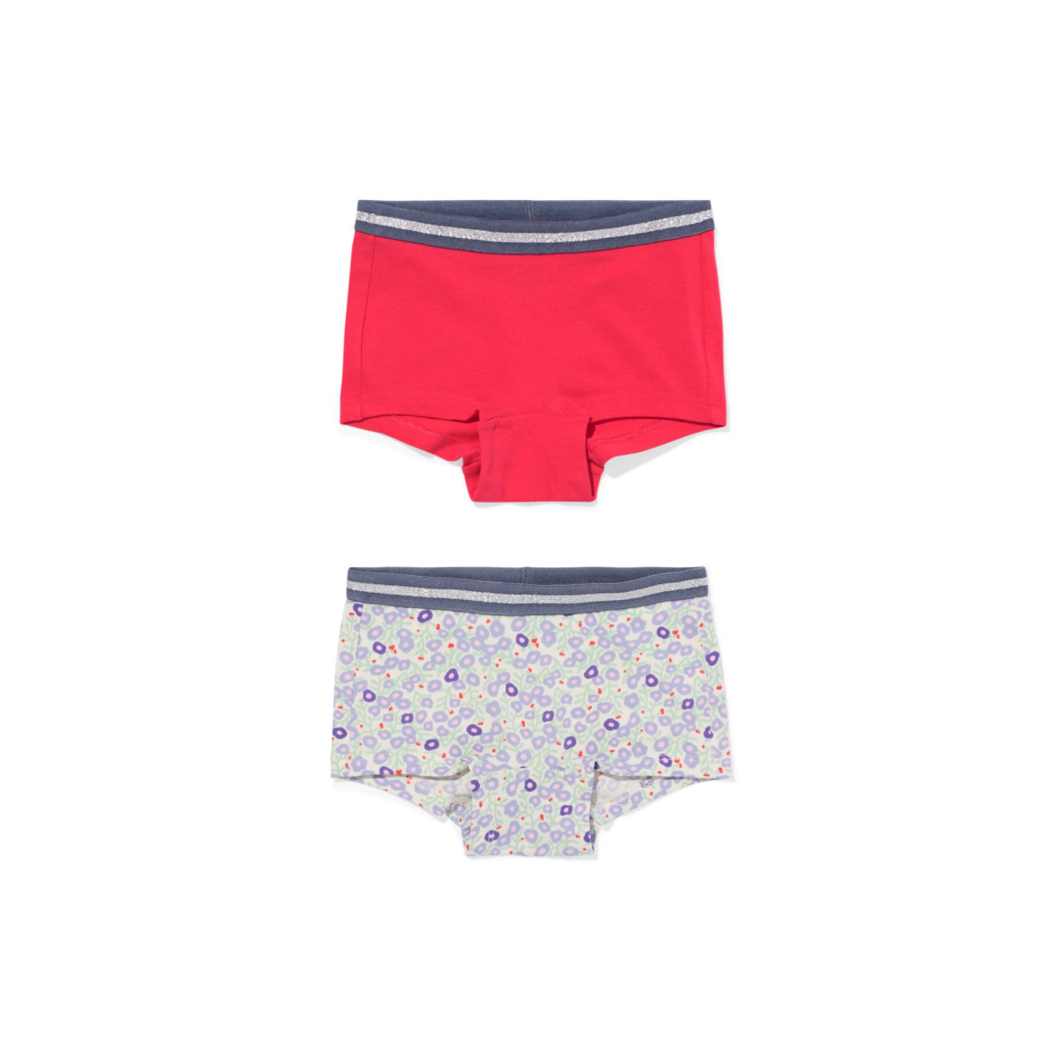 HEMA Kinderboxers bloem - 2 stuks roze (roze)