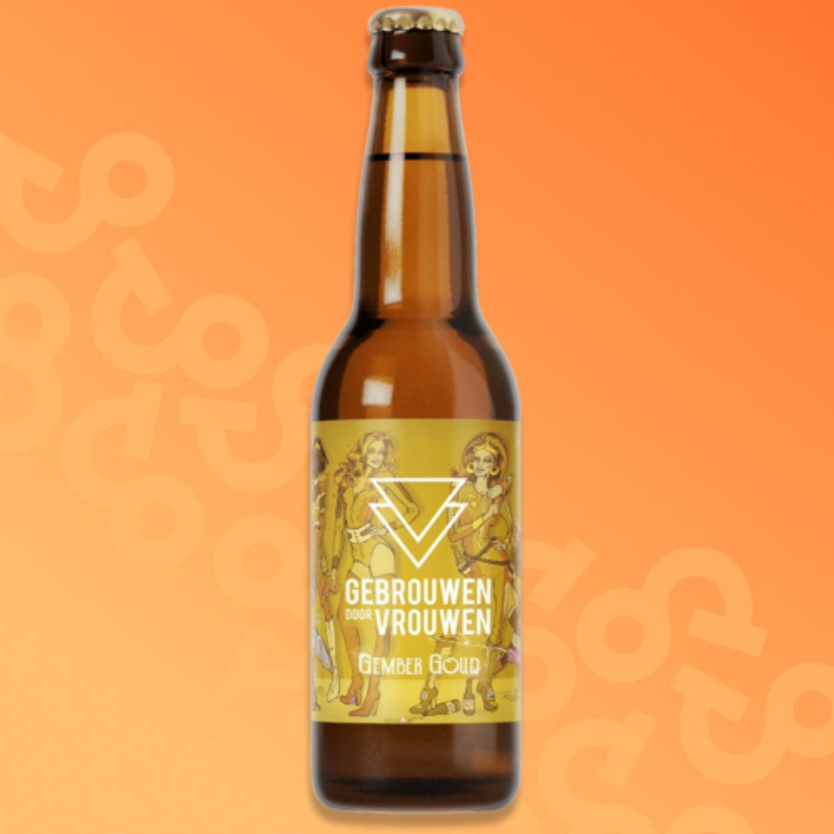 Can or bottle of Gebrouwen door Vrouwen Gember Goud 33 cl