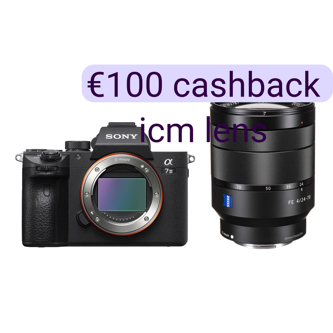 Sony Alpha A7 III systeemcamera + 24-70mm ZA OSS