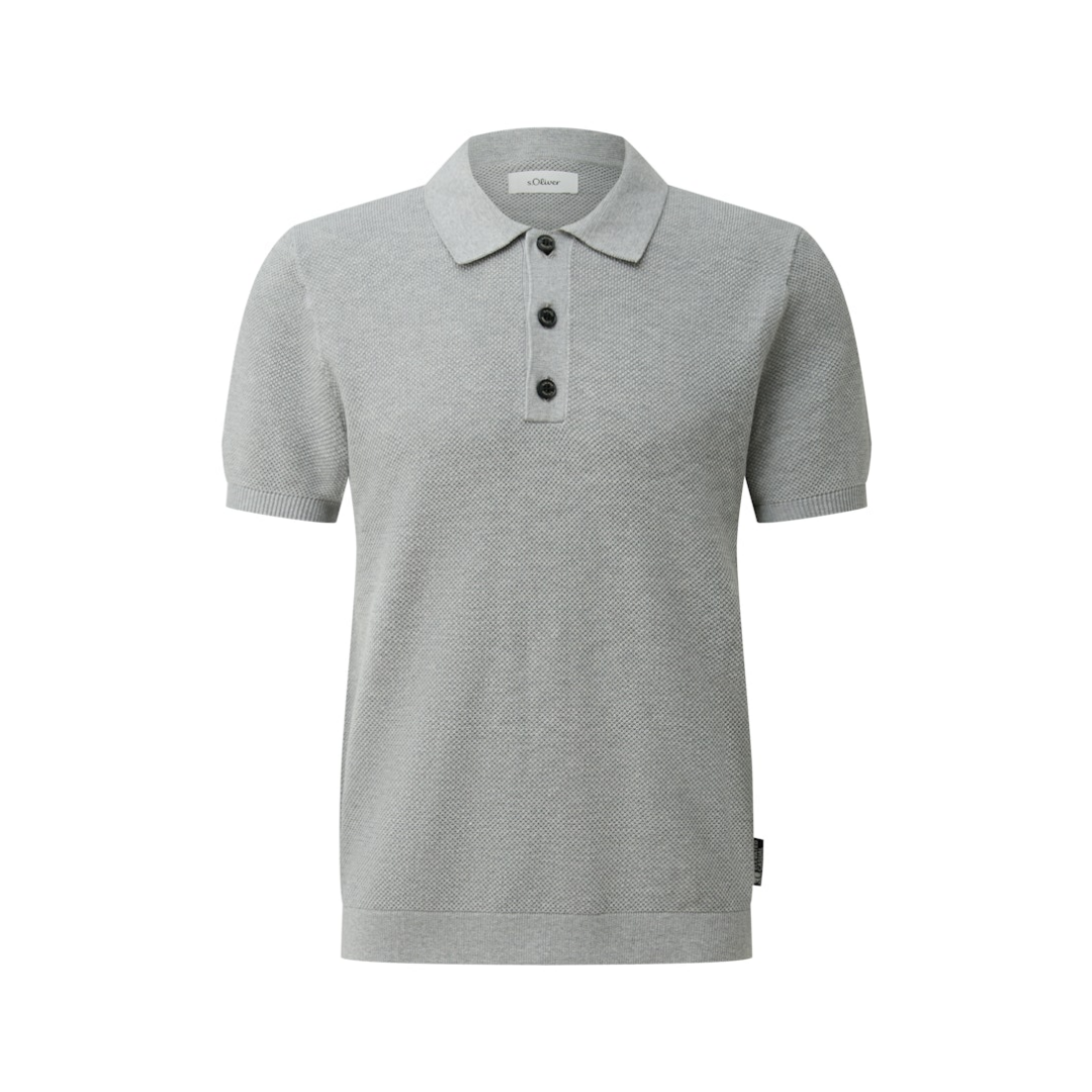 s.Oliver - Herren Poloshirt - Grau - Größe: 3XL - bei Tara-M