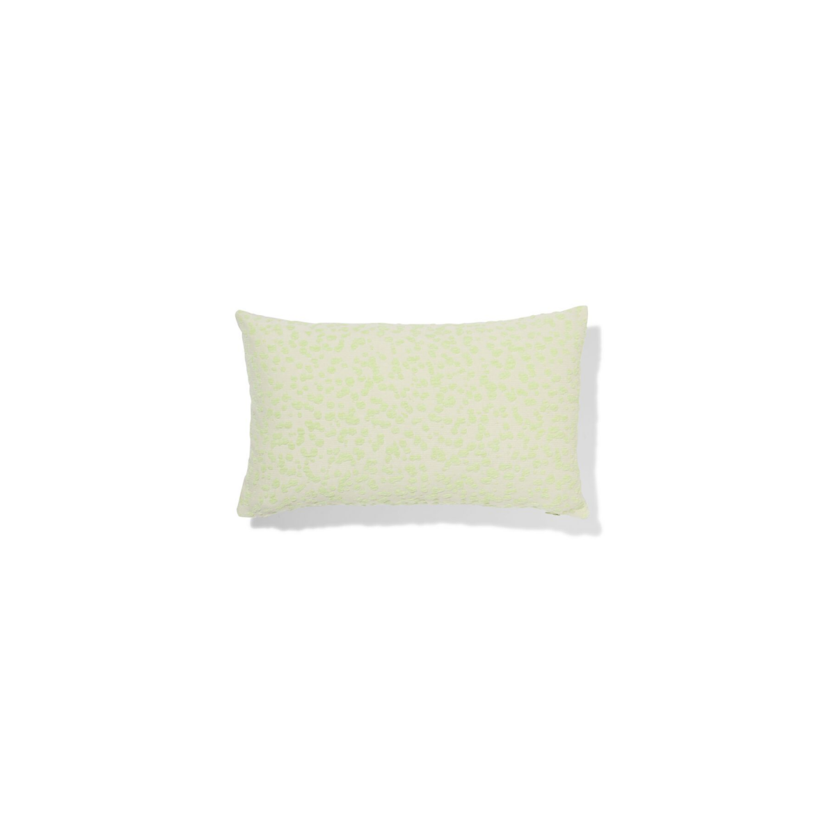 HEMA HEMA Kussenhoes 50x30cm Velours Stippen Groen (groen)