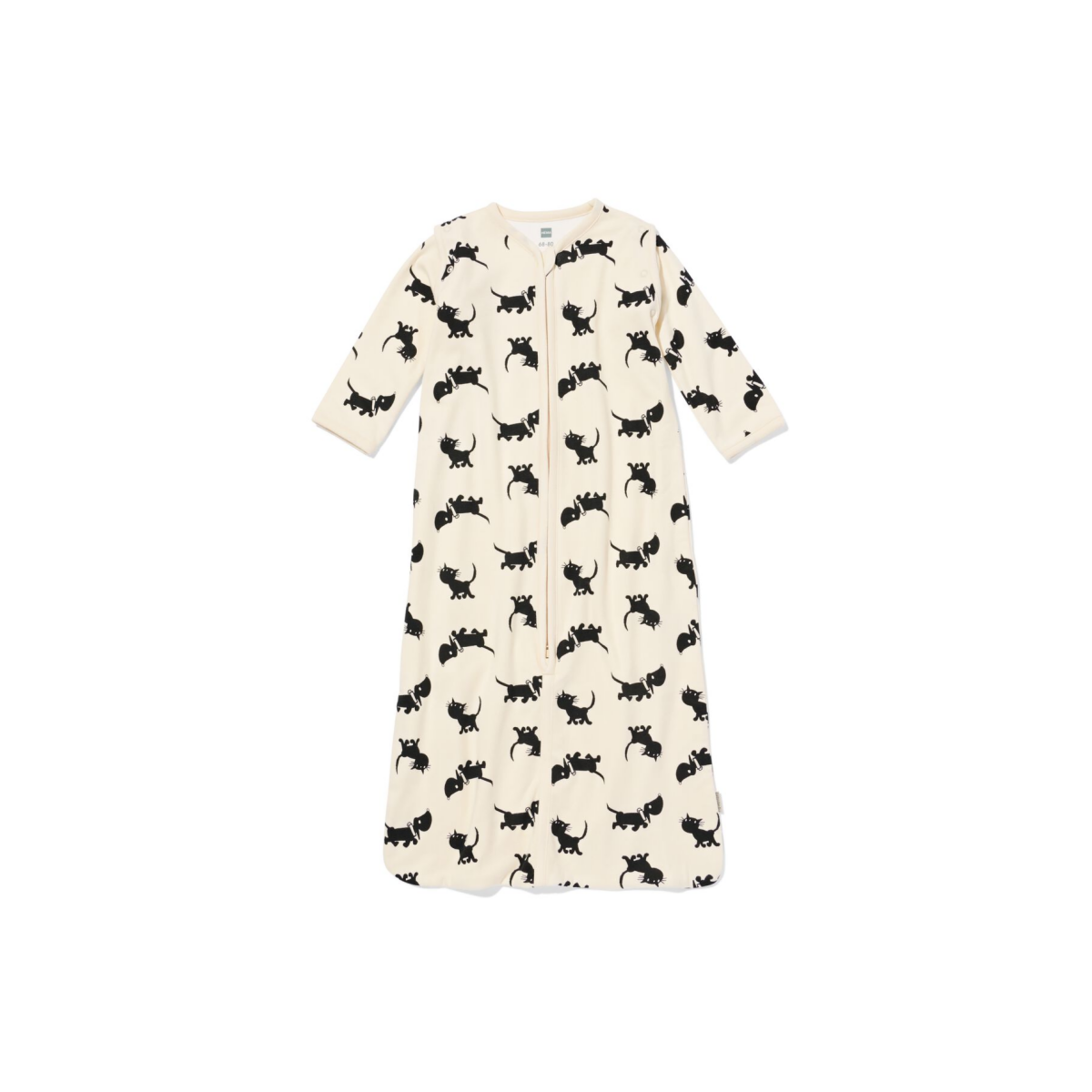 HEMA HEMA Takkie En Siepie Babyslaapzak Met Afneembare Mouwen Katoen 0.5tog Gebroken Wit (gebroken wit)