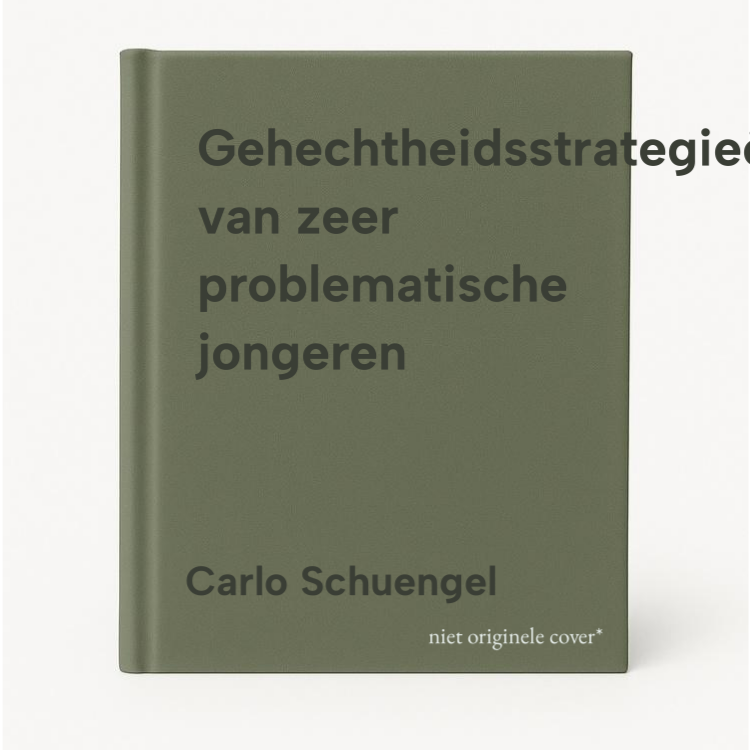 Carlo Schuengel Gehechtheidsstrategieën Van Zeer Problematische Jongeren