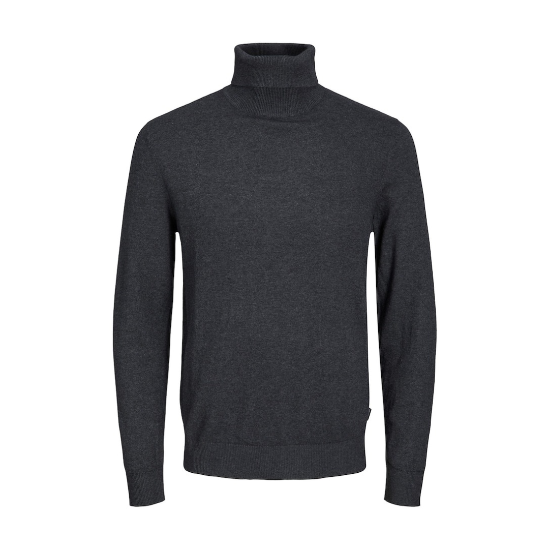 jack & jones Roll Neck Baumwolle-Viskose-Nylon Dark Grey Melange