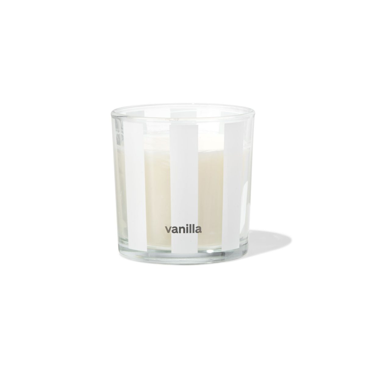 HEMA HEMA Geurkaars In Glas ⌀10x10cm Vanille (ivoor)