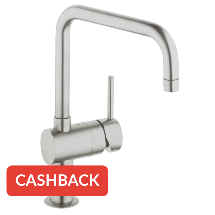 Grohe Minta keukenkraan met U-uitloop Supersteel