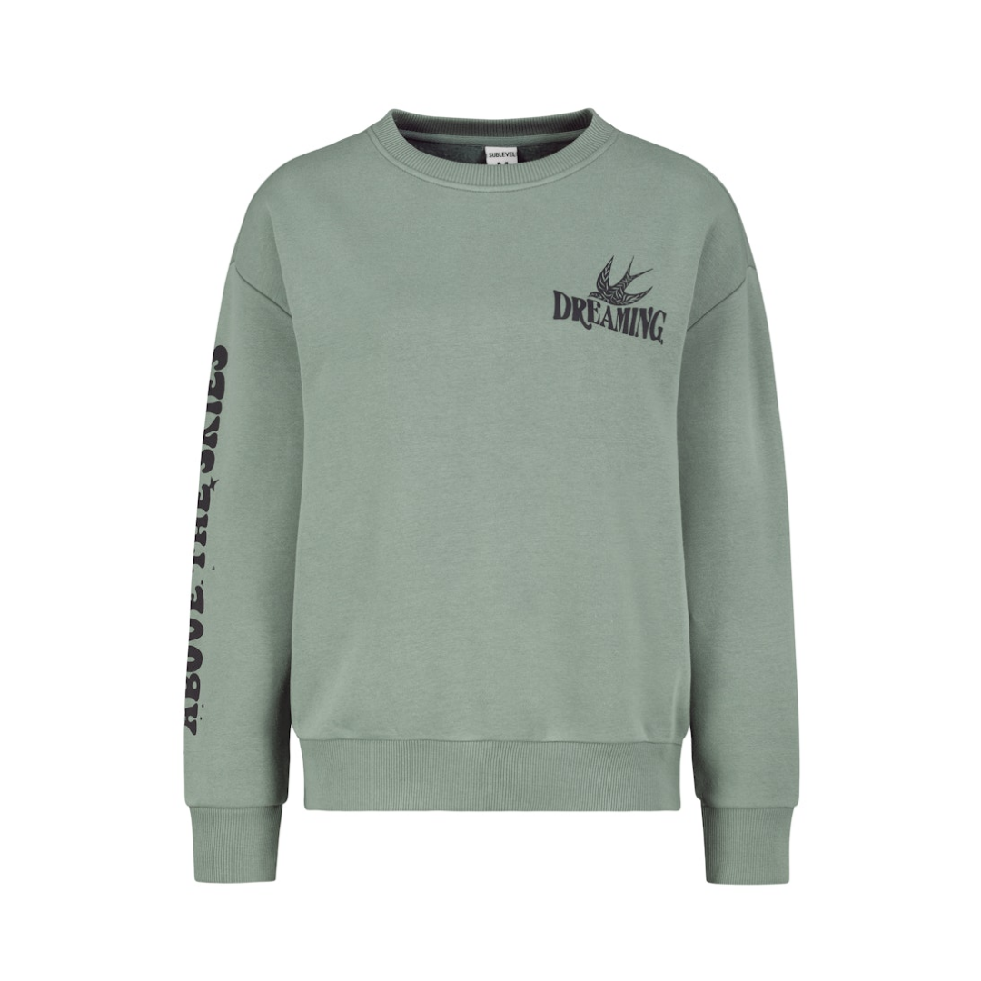 Eight 2 Nine - Damen Sweatshirt - Grün - Größe: L - bei Tara-M