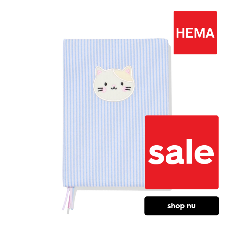 HEMA Notitieboek A5 gelinieerd stof