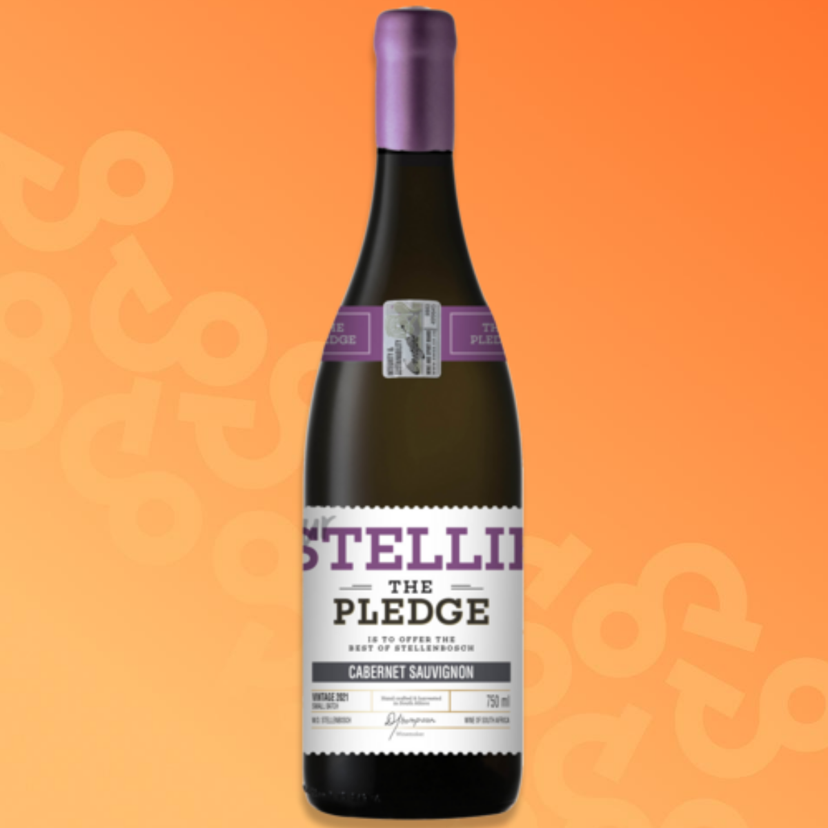 Bottiglia The Pledge Il nostro Stellie Cabernet Sauvignon vino rosso 75 cl