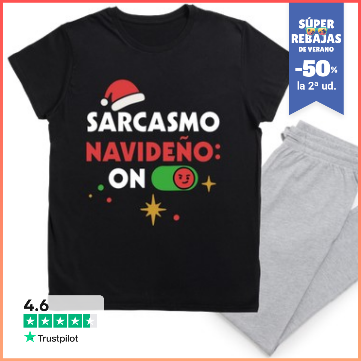 Pijama SARCASMO NAVIDEÑO LaTostadora