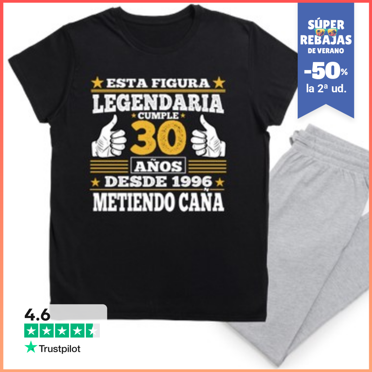 Pijama 30 Años 1996 Cumpleaños Gracioso LaTostadora